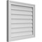 Ekena Millwork Vertical Surface Mount PVC Gable Vnt: Non-Functional, w/2"W x 1-1/2"H, Brickmould Frame, 24"W x 22"H GVPVE24X2202SN - alternate 3